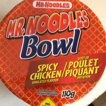 Charger l'image dans la galerie, MR NOODLES - BOWL - POULET PIQUANT - 110g
