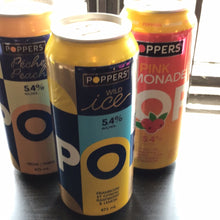 Charger l'image dans la galerie, POPPERS - WILD ICE - FRAMBOISE ET CITRON - 5.4% alcool - 473ml
